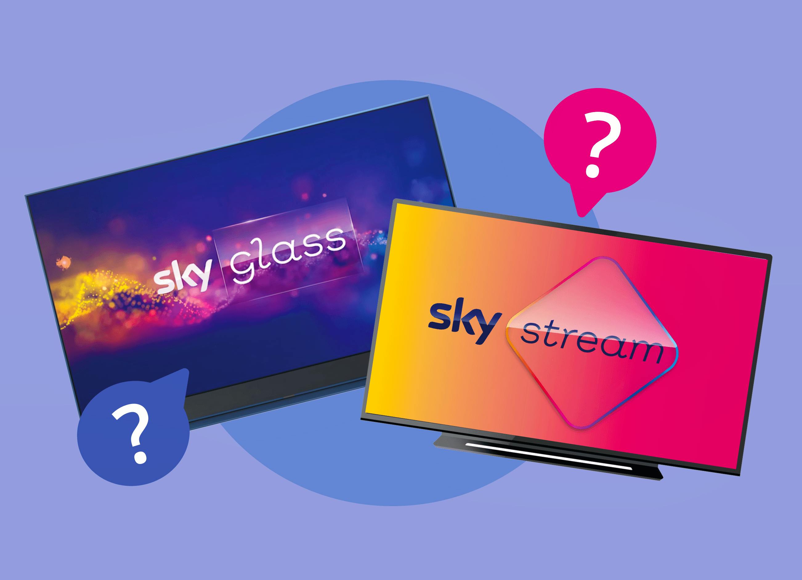 Sky Stream & Sky Glass: How do they differ?